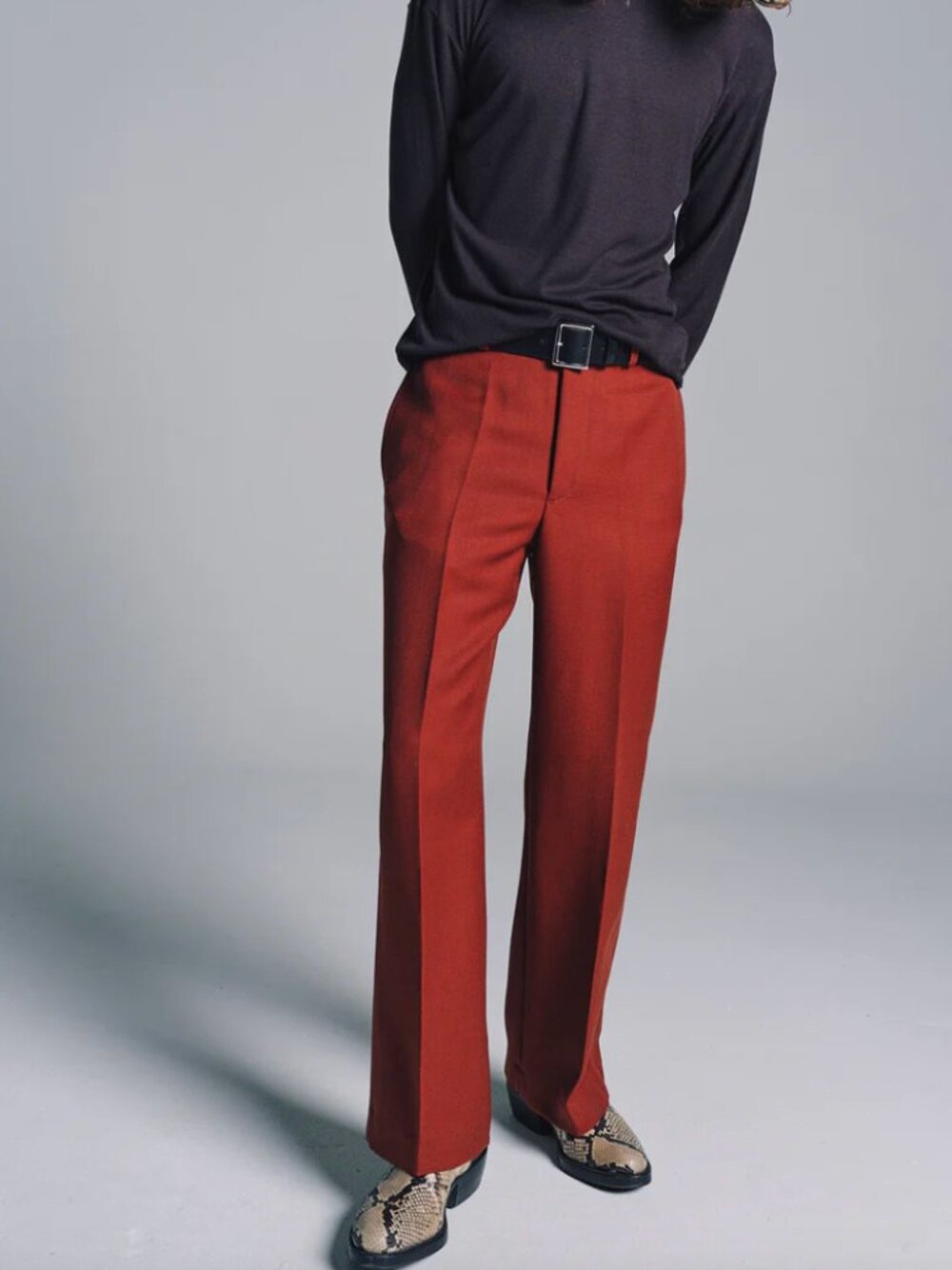 Second/Layer Zooty Trouser, Burnt Orange, Italian size 46